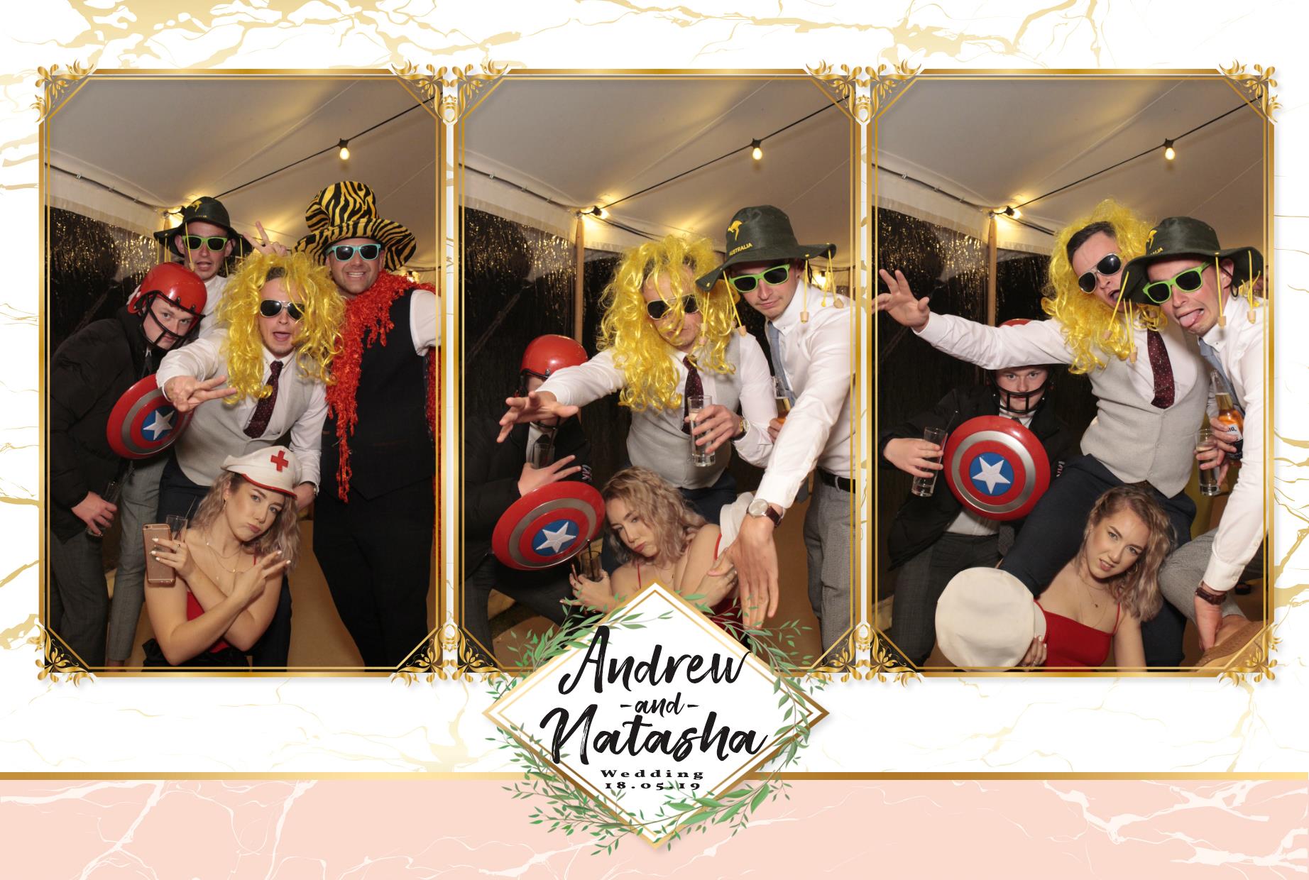 Andrew & Natasha's Wedding  | View more photos from the event at gallery.myphotoboothexperience.co.uk/u/MyPhotoBoothExperienceLtd/Andrew-Natashas-Wedding